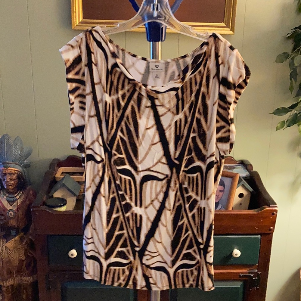 Worthington unique pattern top XL